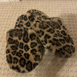 J crew leopard slippers